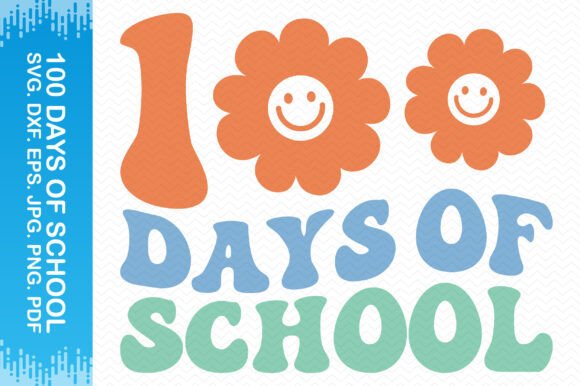 100 Days of School Clipart: Graphics for Crafts