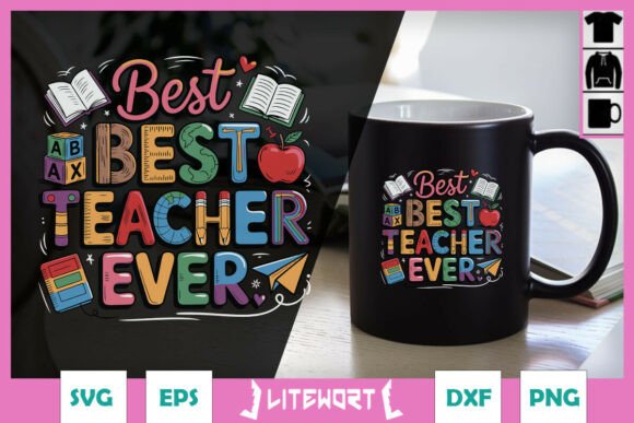 Best Teacher Ever Western Life SVG