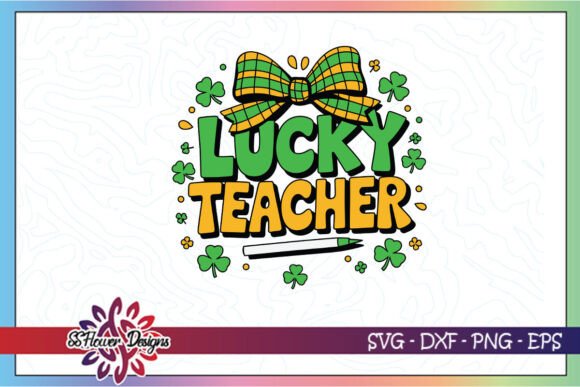 Teacher Patrick Coquette Bow Pencil SVG Graphics