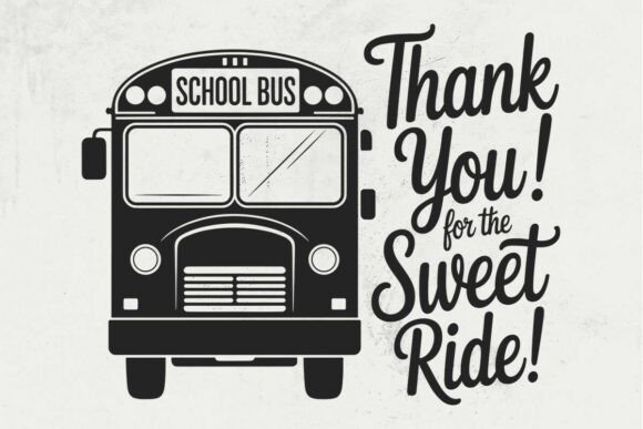 Thank You for the Sweet Ride SVG Driver Graphics & Crafts